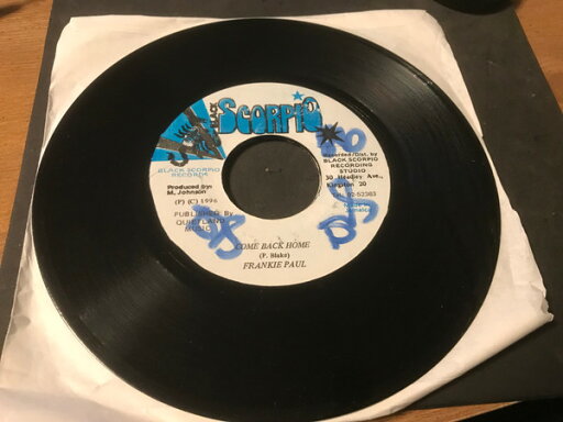 【中古】7” Frankie Paul Come Back Home NONE Black Scorpio /00080 【中古】7” Frankie Paul Come Back Home NONE Black Scorpio /00080