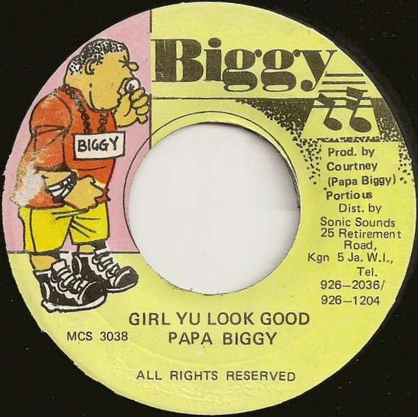 楽天レコードシティ 楽天市場店【中古】ジャマイカ7” Papa Biggy Girl Yu Look Good MCS3038 Biggy /00080