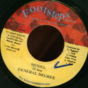 【中古】ジャマイカ7” General Degree / T.O.K. Model / Mi Waan Fi Know NONE Footsteps Recor...