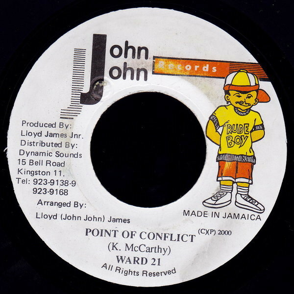 【中古】ジャマイカ7” Ward 21 Point Of Conflict NONE John John Records /00080