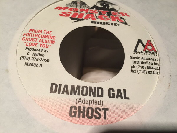 【中古】ジャマイカ7” Ghost Diamond Gal NONE Monster Shack Music /00080