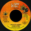 【中古】ジャマイカ7” Warrior King Virtuous Woman NONE Lion Paw Production /00080