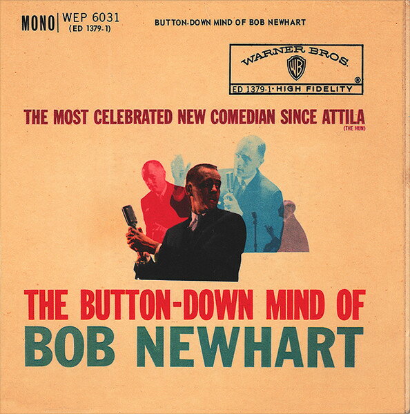 【中古】英7” Bob Newhart The Button-Down Mind Of Bob Newhart WEP6031 Warner Bros. Records /00080