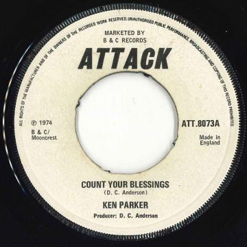 【中古】英7” Ken Parker Count Your Blessings ATT8073 Attack /00080 【中古】英7” Ken Parker Count Your Blessings ATT8073 Attack /00080