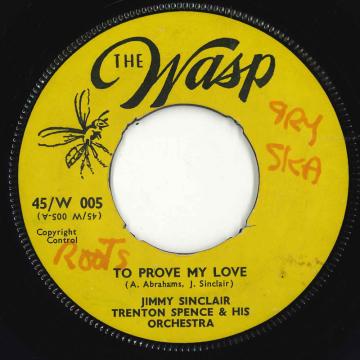 【中古】英7” Jimmy Sinclair / The Trenton S To Prove My Love / Verona 45/W005 The Wasp /00050 【中古】英7” Jimmy Sinclair / The Trenton S To Prove My Love / Verona 45/W005 The Wasp /00050
