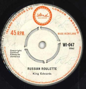 【中古】英7” King Edward Allstars / Douglas Russian Roulette / Youre Mine WI047 Island Records /00050