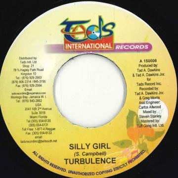 【中古】米7” Turbulence Silly Girl 150606 Tads International /00080