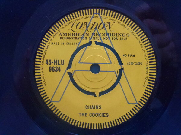 【中古】7” Cookies Chains 45HLU9634PROMO London Records プロモ /00080