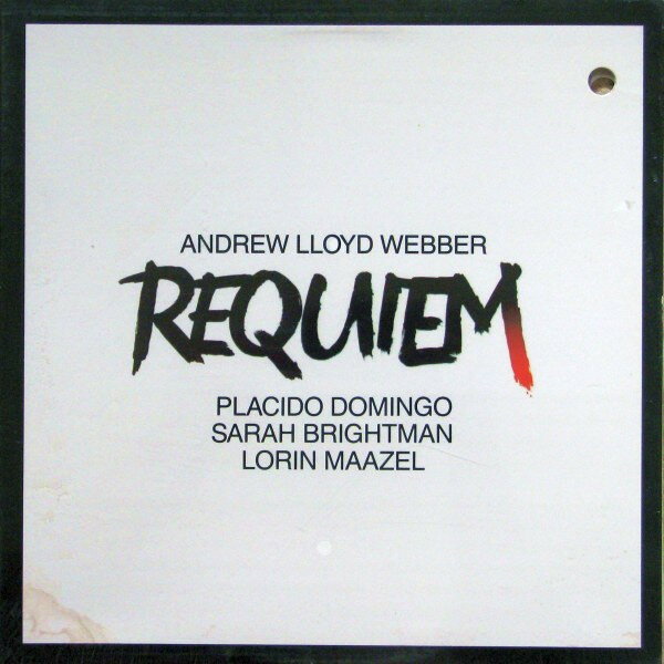 LP Andrew Lloyd Webber , Placido Requiem DFO138218 Angel Records /00400