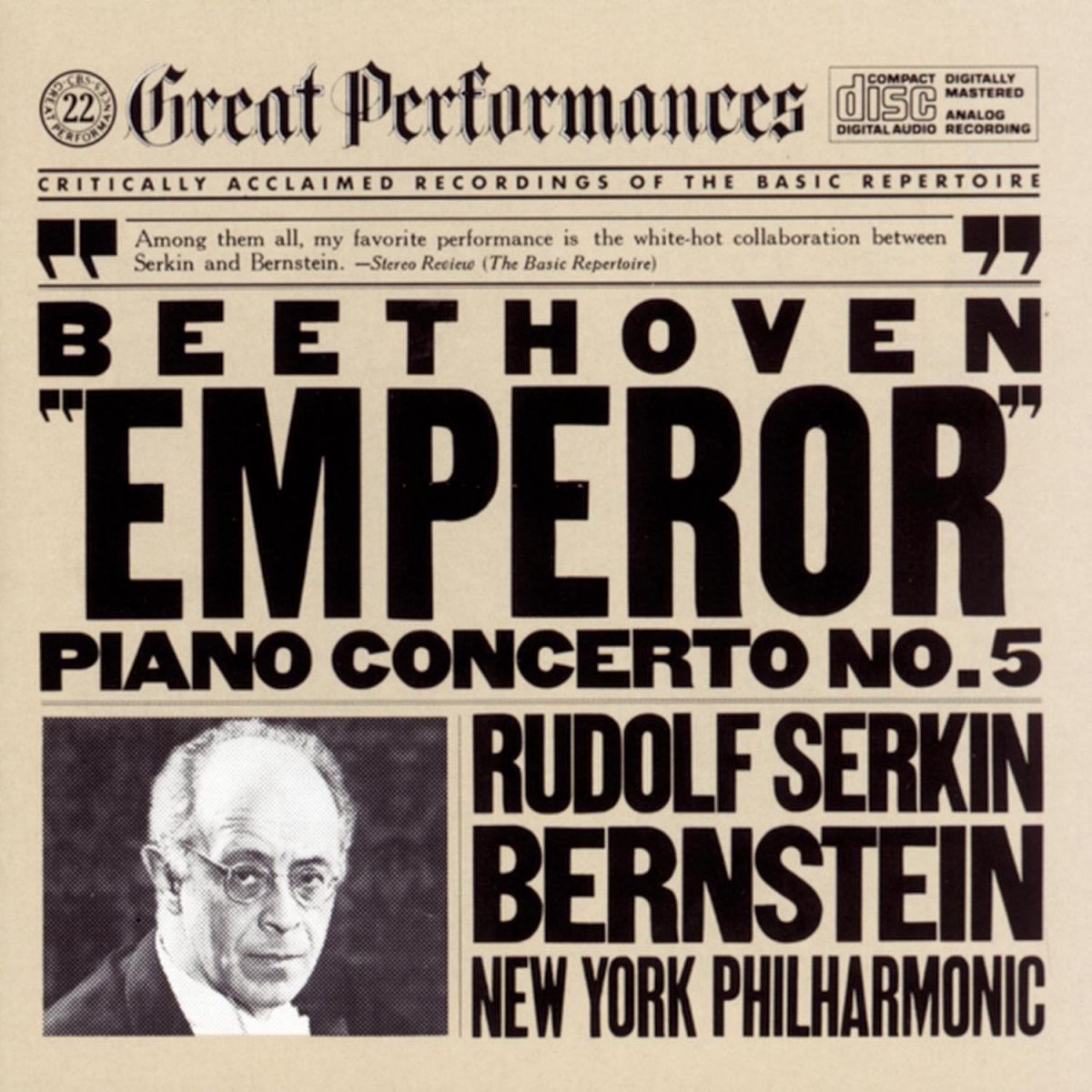 쥳ɥƥ ŷԾŹ㤨֡š͢CD Beethoven, Serkin, Bernstein; Piano Concerto 5 MYK37223 ̤ /00110פβǤʤ493ߤˤʤޤ