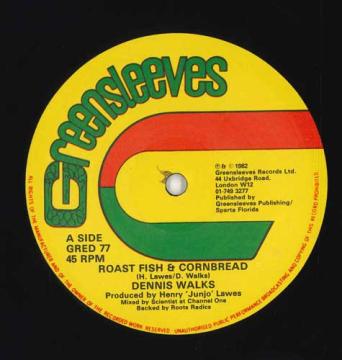 【中古】英LP Dennis Walks / Billy Boyo Roast Fish &amp; Cornbread / Wicked She Wicked GRED77 Greensleeves Records /00260