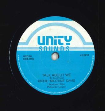 【中古】英12” Richie Davis Sensi Boom / Talk About We UN028 Unity Sounds /00250