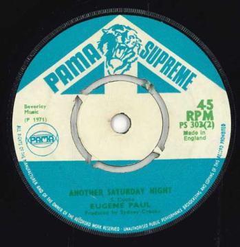 š۱7 Eugene Paul (2) Dont Let The Tears Fall / Another Saturday Nig...