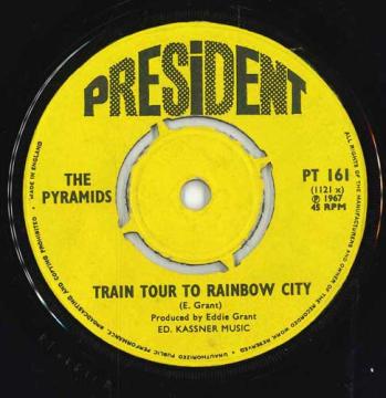 英7” Pyramids Train Tour To Rainbow City / John Chewey PT161 President Records /00080