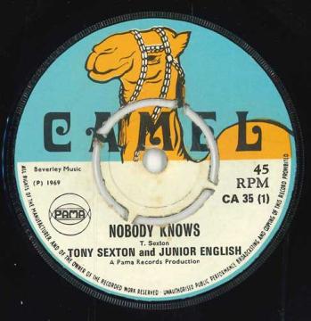 【中古】英7” Tony Sexton And Junior English Nobody Knows / Somewhere CA35 Camel /00050 【中古】英7” Tony Sexton And Junior English Nobody Knows / Somewhere CA35 Camel /00050