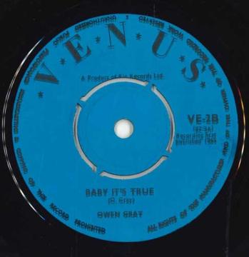 【中古】英7” Owen Gray Too Many Heartaches / Baby Its True VE2 Venus /00050