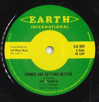 【中古】英7” Pat Rhoden & Earth People (4) Things Are Getting Better EA101 Earth International /00050