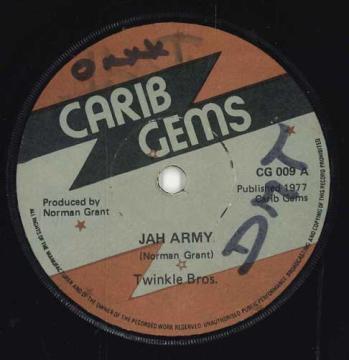 【中古】英7” Twinkle Brothers Jah Army CG009 Carib Gems /00050 【中古】英7” Twinkle Brothers Jah Army CG009 Carib Gems /00050