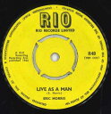 【中古】英7” Eric ”Monty” Morris Live As A Man / Man Will Rule R48 Rio /00050