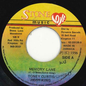 【中古】ジャマイカ7” Tony Curtis / Lukie D Memory Lane NONE Stone Love Music /00080 【中古】ジャマイカ7” Tony Curtis / Lukie D Memory Lane NONE Stone Love Music /00080