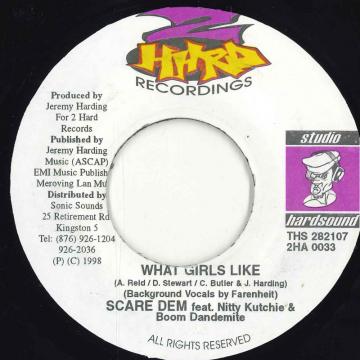 【中古】ジャマイカ7” Scare Dem Crew What Girls Like 2HA0033 2 Hard Recordings /00080