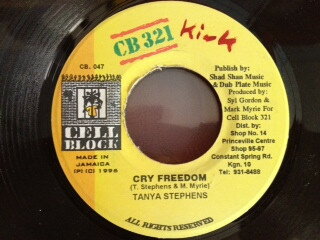 【中古】ジャマイカ7” Tanya Stephens Cry Freedom CB047 Cell Block 321 /00080 【中古】ジャマイカ7” Tanya Stephens Cry Freedom CB047 Cell Block 321 /00080