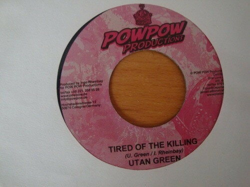 【中古】独7” Utan Green // Elijah Prophet / Tired Of The Killing / Sensimillia Fi Bun NONE Pow Pow Productions /00080 【中古】独7” Utan Green // Elijah Prophet / Tired Of The Killing / Sensimillia Fi Bun NONE Pow Pow Productions /00080