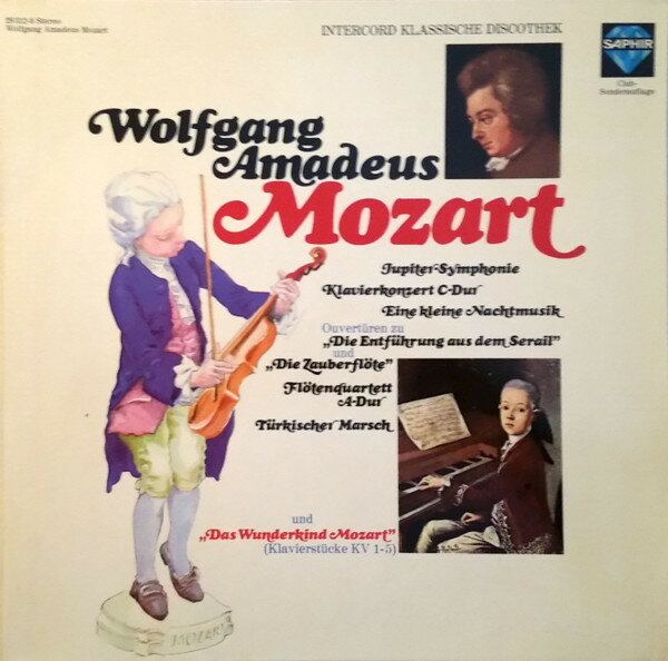【中古】独2discs LP Various Wolfgang Amadeus Mozart 293126 Saphir /00520