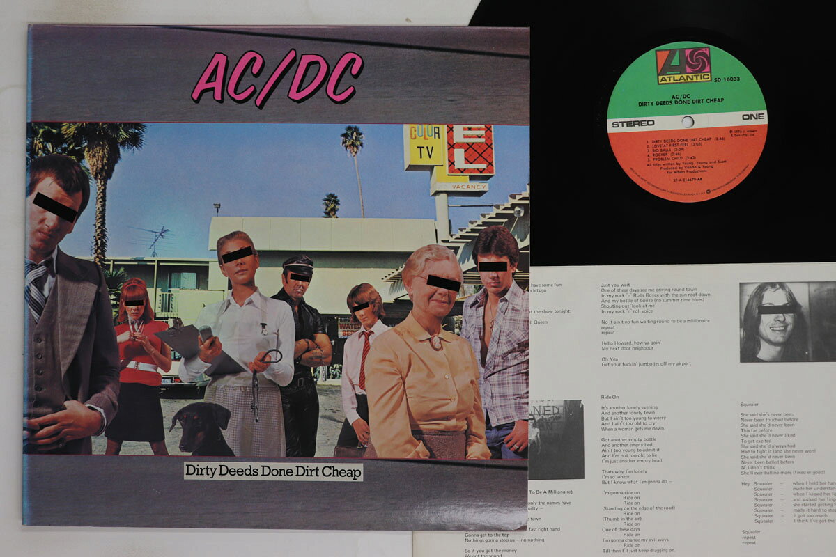 【中古】LP AC/DC Dirty Deeds Done Dirt Cheap SD16033 ATLANTIC