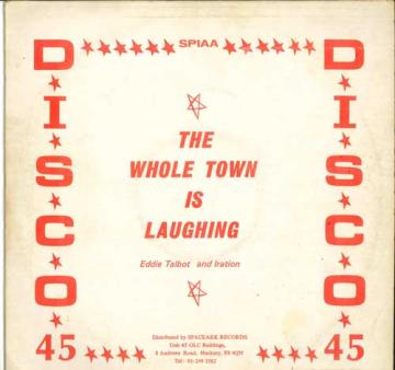 【中古】英12” Eddie Talbot / Ras Imru The Whole Town Is Laughing / Africa We Want To Go SP1 Spaceark Records /00250 【中古】英12” Eddie Talbot / Ras Imru The Whole Town Is Laughing / Africa We Want To Go SP1 Spaceark Records /00250
