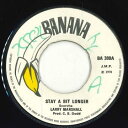 【中古】英7” Larry Marshall / The Maytals Stay A Bit Longer / Hell Provide BA300 Bana...