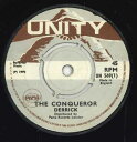 【中古】英7” Derrick Morgan The Conqueror UN569 Unity /00050