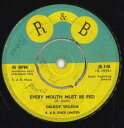 【中古】英7” Delroy Wilson Lover Mouth / Every Mouth Must Be Fed JB148 R&B /00050