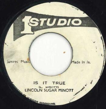 【中古】ジャマイカ7” Sugar Minott Is It True none Studio One /00050 【中古】ジャマイカ7” Sugar Minott Is It True none Studio One /00050