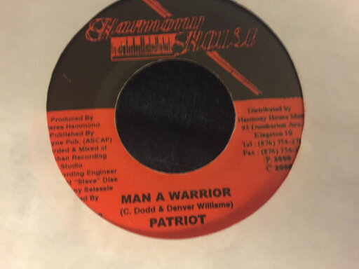 【中古】ジャマイカ7” Patriot Man A Warrior NONE Harmony House /00080 【中古】ジャマイカ7” Patriot Man A Warrior NONE Harmony House /00080