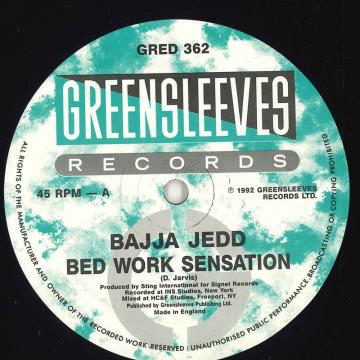 【中古】英12” Bajja Jedd Bed Work Sensation / Big Bills GRED362 Greensleeves Records /00250