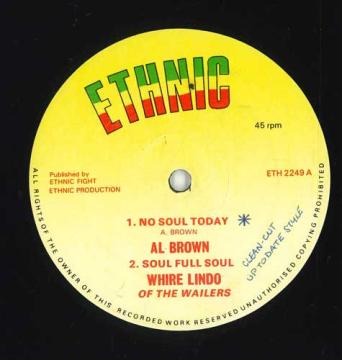 【中古】英12” Al Brown (4) No Soul Today ETH2249 Ethnic /00250
