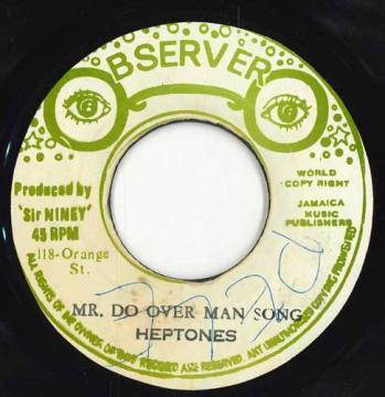 【中古】ジャマイカ7” The Heptones Mr. Do Over Man Song none Observer /00050 【中古】ジャマイカ7” The Heptones Mr. Do Over Man Song none Observer /00050