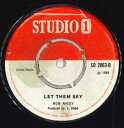【中古】英7” Bob Andy Experience / Let Them Say SO2063 Studio One /00050
