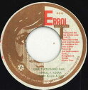 【中古】ジャマイカ7” Nigger Kojak & Liza / Joe Gibb One Thousand Gal / Peace Maker none Errol T Records /00050