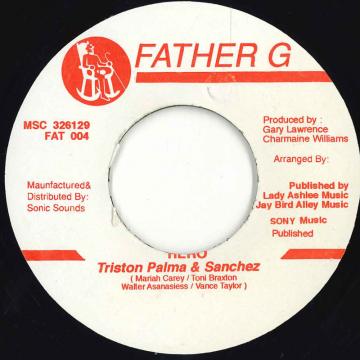 【中古】ジャマイカ7” Tristan Palmer & Sanchez Hero FAT004 Father G /00080