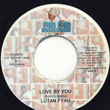 Artist Name: W - 【中古】ジャマイカ7” Lutan Fyah Love By You NONE John John Records /00080