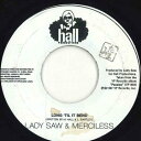 【中古】ジャマイカ7” Lady Saw & Merciless Long Til It Bend NONE Hall Productions /00080