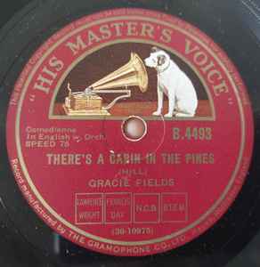 【中古】英78RPM/SP Gracie Fields Theres A Cabin In The Woods / I Had To Go And Find B4493 HIS MASTERS VOICE /00500