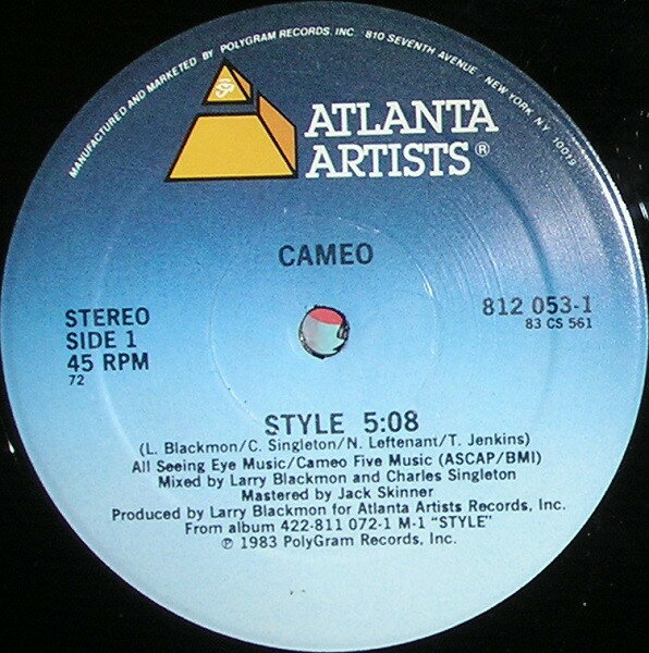 楽天レコードシティ 楽天市場店【中古】米12” Cameo Style 8120531 ATLANTA /00250