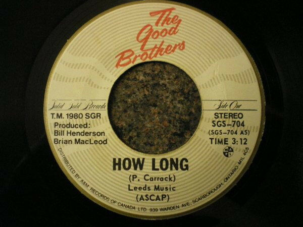 ・アーティスト Good Brothers ・タイトル How Long ・レーベル・型番 Solid Gold Records SGS704 ・フォーマット 7インチレコード ・コンディション(盤) 可 (VG) ・コンディション(ジャケット) プレインカバー（元ジャケット／カバー無し） ・コンディション(帯) オビなし ・特記事項 【盤に目立った跡】【インナースリーブ折れ/しわ】 サンプル画像です。実際の商品の画像ではありません 商品写真はバーコード/カタログ番号に対応したサンプル画像ですので、お送りする商品の画像ではありません。帯やライナーなどの付属品は、特記事項に記載されている場合のみ含まれます。プロモやカラーレコードなどの仕様についても、該当する場合のみ特記事項に記載しています。 【ご購入前に必ずご確認ください】 ・本店サイト(www.recordcity.jp)とは価格、送料が違います ・本店サイト、その他支店のオーダーとは同梱発送できません ・注文確定後に別の注文を頂いた場合、注文同士の同梱は致しかねます。 ・別倉庫から発送しているため、店頭受け渡しは対応しておりません ・一部商品は他の通販サイトでも販売しているため、ご注文のタイミングによっては商品のご用意ができない場合がございます。 ・土日祝日はお休みです 金曜・祝前日9時以降のご連絡またはご入金は、返答または発送が週明け・祝日明けに順次対応となります。 ・ご購入後のキャンセル不可 ご購入後のキャンセルはいかなる理由においてもお受けできません。ご了承の上、ご購入くださいませ。 ・日本郵便(ゆうパック/ゆうメール)によるお届けになります。 ・中古品であることをご理解ください 当ストアでは中古商品を主に販売しております。中古品であることをご理解の上ご購入ください。また、一部商品はRecordCityオンラインストアで試聴可能です。 ・返品について お客様のご都合による返品は一切承っておりません。 表記の内容と実際の商品に相違がある場合、また針飛び等で返品・返金をご希望される場合は、商品の到着後1週間以内にご連絡ください。商品の返送をこちらで確認後、キャンセル・返金を行います。 コンディションVG以下の商品は返品できません。プレイに影響のない表面のこすれ傷、プレス起因のノイズ盤は返品の対象外です。 【コンディション表記】 ・ほぼ新品(M-)(Like New) 完全な新品。未使用。当店ではほぼ使用しません ・非常に良い(EX)(Excellent) 中古盤として美品な状態。わずかな経年を感じるものの傷みを感じさせない、当店基準で最高の状態 ・良い(VG+)(Very Good Plus) 丁寧に扱われた中古品で、軽い使用感がみられる。 ・可(VG)(Acceptable) 使い込まれた中古品で、「良い」よりもさらに使用感がみられる。 ・悪い(VG-)(Bad) 状態が悪いアイテム。使用の保障はなく、再生不可、針飛び、目立つノイズがあるかもしれない。状態によるクレーム不可。返品不可。 ・非常に悪い(G)(Very Bad) 「悪い」よりさらに状態が悪いアイテム。使用の保障はなく、再生不可、針飛び、目立つノイズがあるかもしれない。状態によるクレーム不可。返品不可。 ・ジャンク(Fair)(Junk/Fair) 割れている、反っている、水ダメージがある、カビ、ジャケットが分離している、ひどい書き込み、ひどい擦れなど最低の状態。使用の保障はなく、再生不可、針飛び、目立つノイズがあるかもしれない。状態によるクレーム不可。返品不可。 ・ジャンク(Poor)(Junk/Poor) 割れている、反っている、水ダメージがある、カビ、ジャケットが分離している、ひどい書き込み、ひどい擦れなど最低の状態。使用の保障はなく、再生不可、針飛び、目立つノイズがあるかもしれない。状態によるクレーム不可。返品不可。