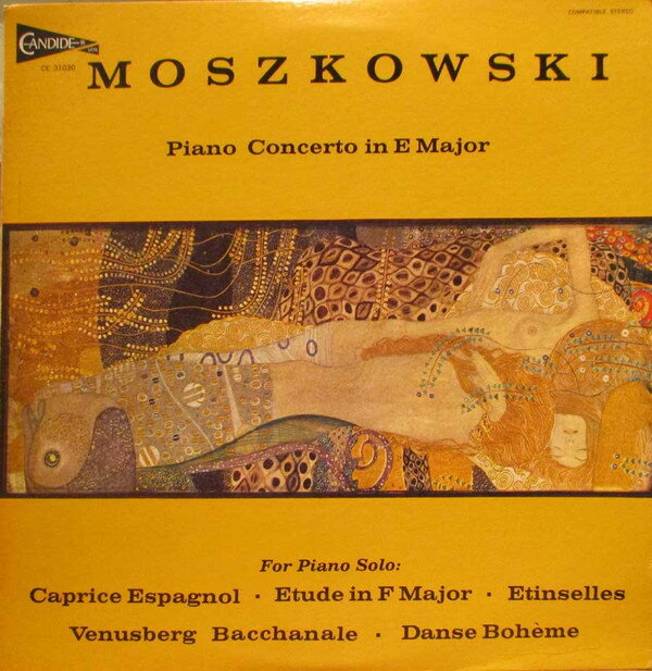 米LP Moritz Moszkowski Piano Concerto In E Major - Caprice Espagnol - Etud CE31030 CANDIDE 未開封 /00260