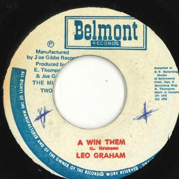 【中古】ジャマイカ7” Leo Graham A Win Them NONE Belmont Records /00080