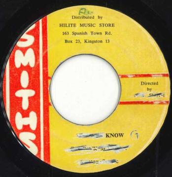 Record - 【中古】ジャマイカ7” Derrick Morgan Now We Know / Nights Are Lonely none Smiths /00050