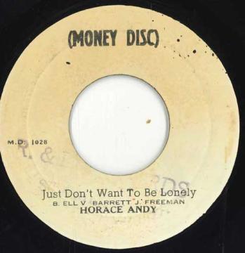 【中古】ジャマイカ7” Horace Andy Just Dont Want To Be Lonely / Version MD1028 Money Disc /00080